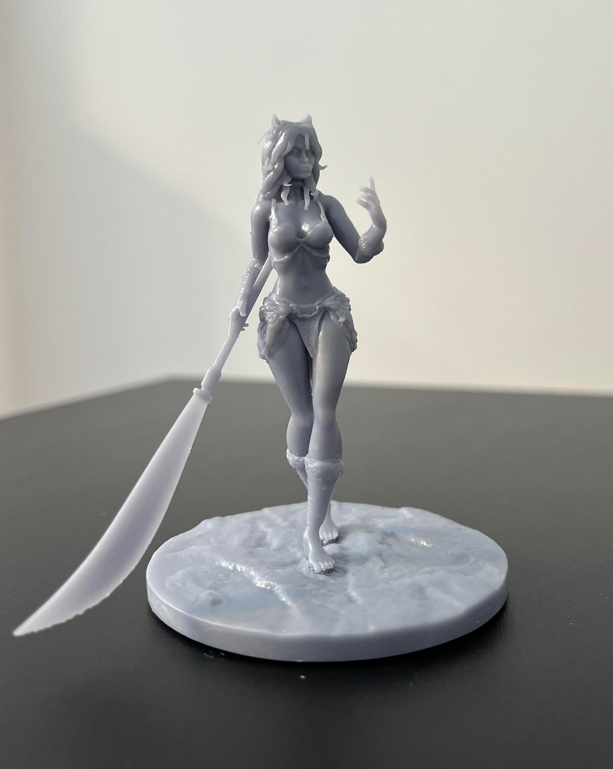 Waneta the Wolfgirl standing pose collection